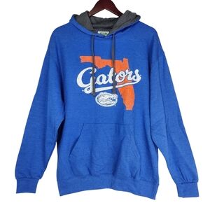 University Of Florida Gators UF Men's Large Royal Blue Pullover Hoodie Kangaroo